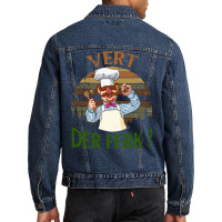 The Swedish Chef Vert Der Ferk Men Denim Jacket | Artistshot