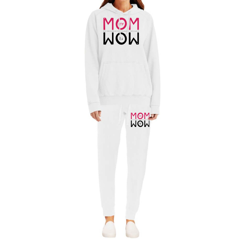 My Mom Is Wow Baby Aesthetic Hoodie & Jogger Set | Artistshot