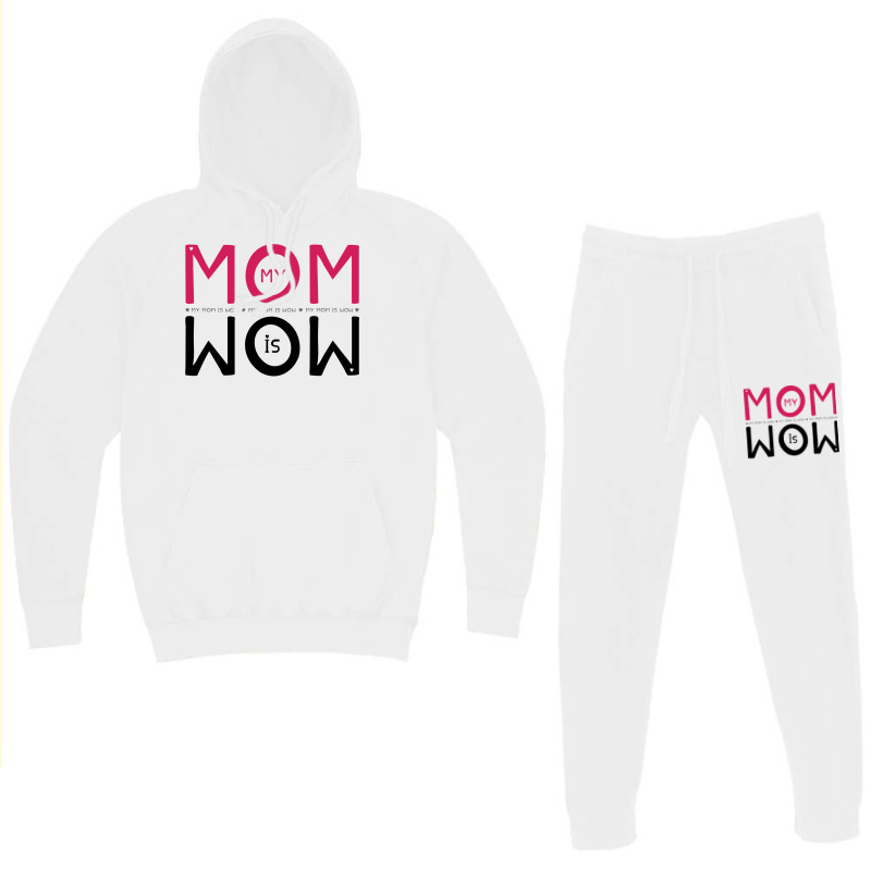 My Mom Is Wow Baby Aesthetic Hoodie & Jogger Set | Artistshot