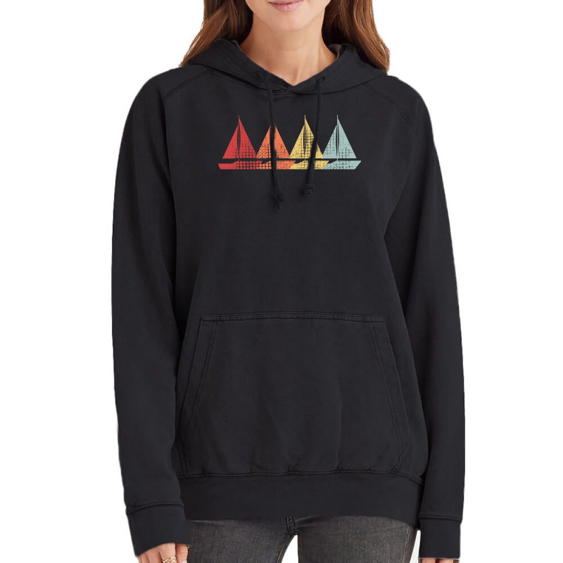 Sailing Sail Boat Hipster Nostalgia Vintage Hoodie | Artistshot