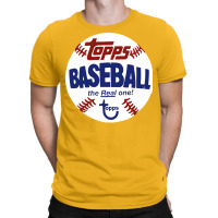 Topps Baseball Vintage Style The Real One Retro T-shirt | Artistshot