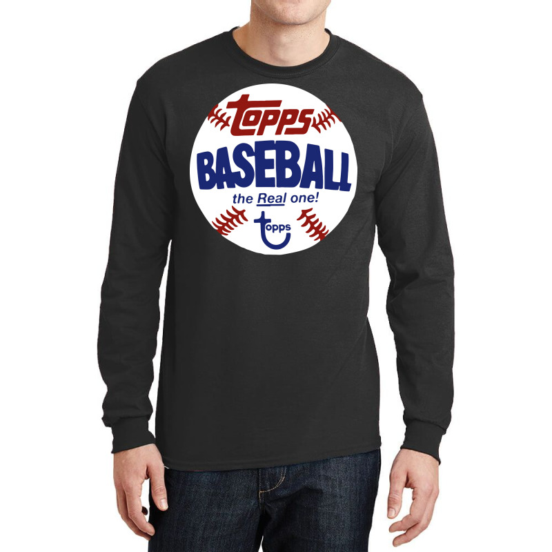 Topps Baseball Vintage Style The Real One Retro Long Sleeve Shirts by fizzoviklea | Artistshot