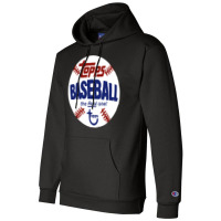 Topps Baseball Vintage Style The Real One Retro Champion Hoodie | Artistshot