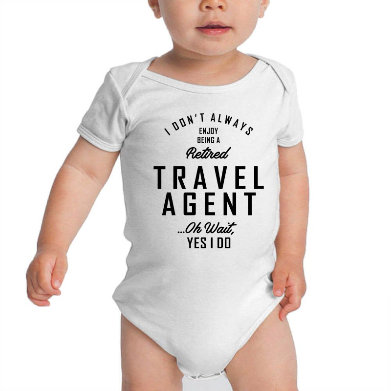 Travel Agent Work Job Title Gift Baby Bodysuit by cidolopez | Artistshot