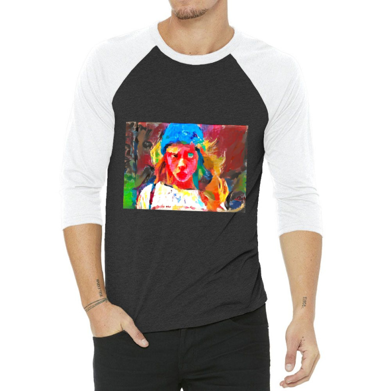 Very Wierd Colorful Girl 3/4 Sleeve Shirt | Artistshot