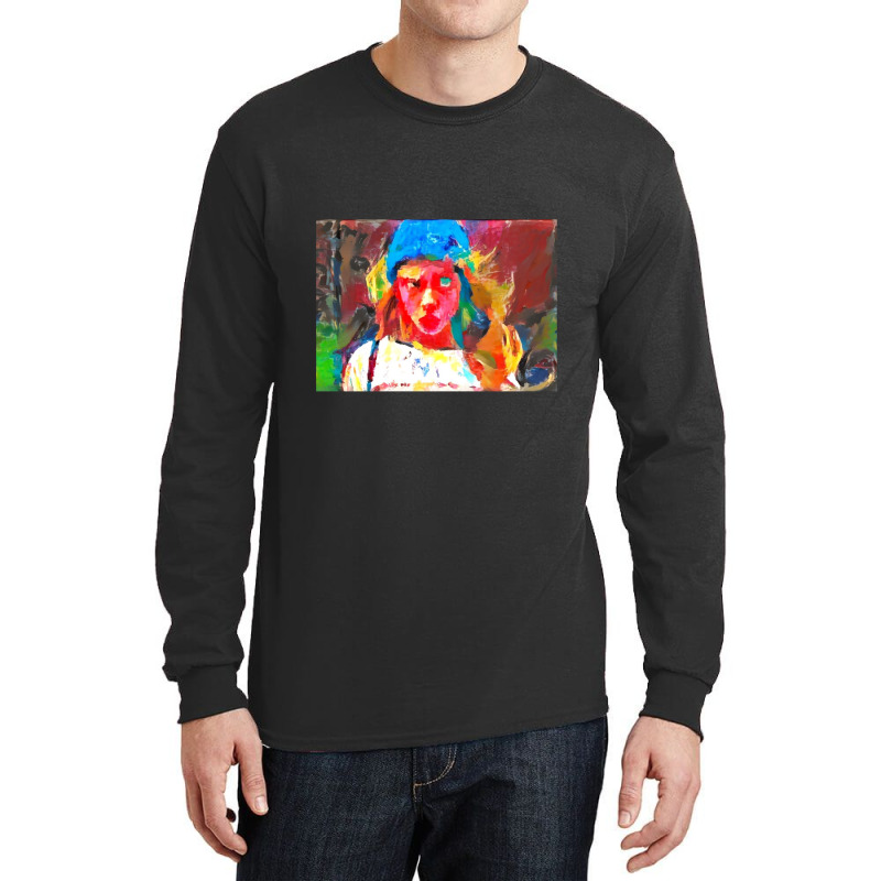 Very Wierd Colorful Girl Long Sleeve Shirts | Artistshot