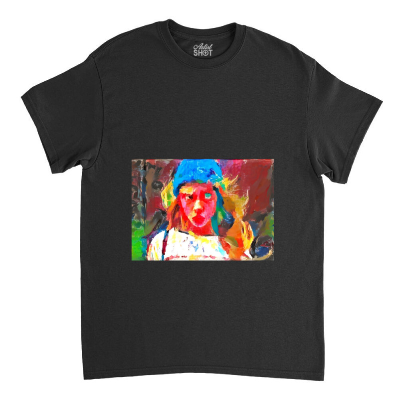 Very Wierd Colorful Girl Classic T-shirt | Artistshot