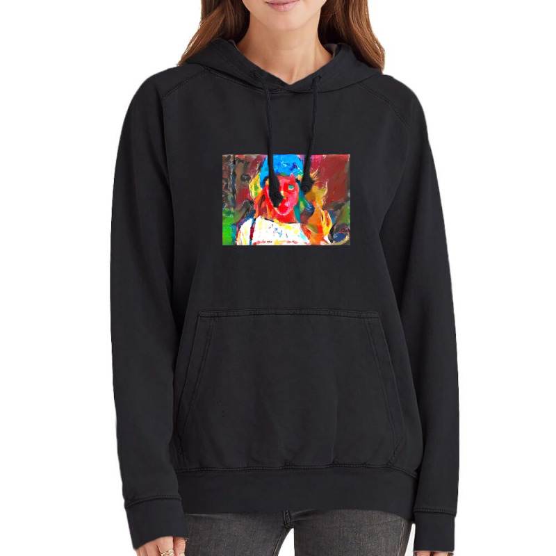 Very Wierd Colorful Girl Vintage Hoodie | Artistshot