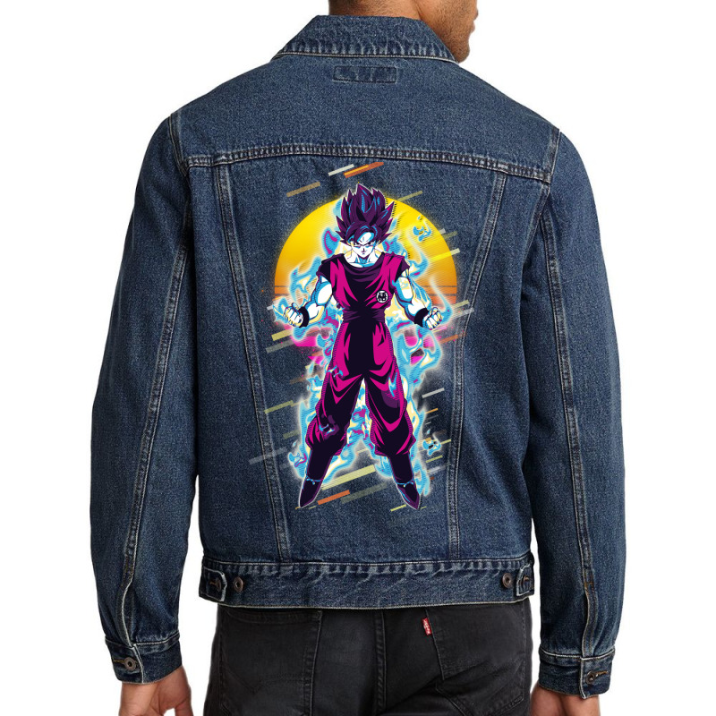 Goku Super Saiyan Men Denim Jacket by apeinz | Artistshot