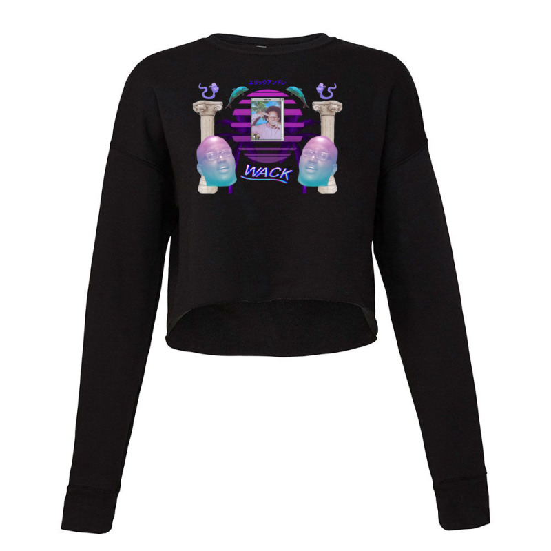 Funny Men Eric Andre Show Vaporwave Cropped Sweater by AbeaJuanje | Artistshot