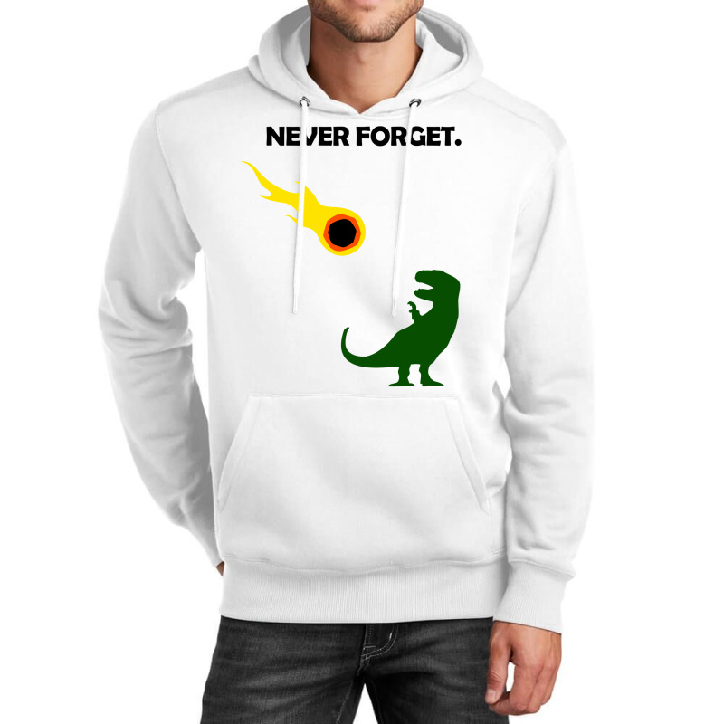 Never Forget (dinosaurs) Baby Yellow Unisex Hoodie | Artistshot