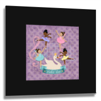 Limited Edition Ballet Love Little Ballerina Metal Print Square | Artistshot