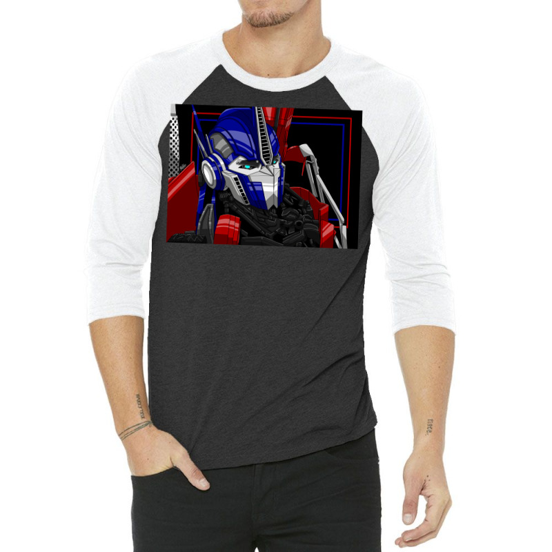 Transformers Prime Optimus Graphic Design 3/4 Sleeve Shirt | Artistshot