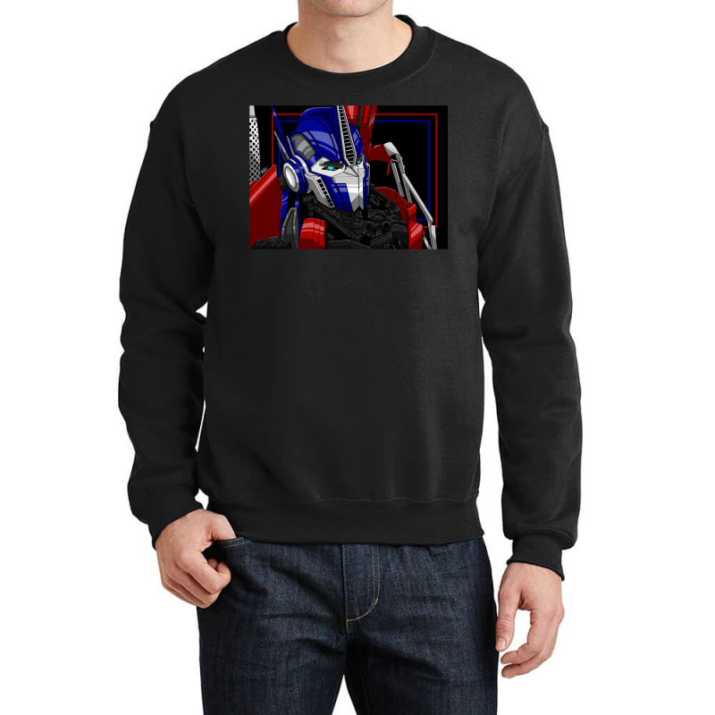 Transformers Prime Optimus Graphic Design Crewneck Sweatshirt | Artistshot