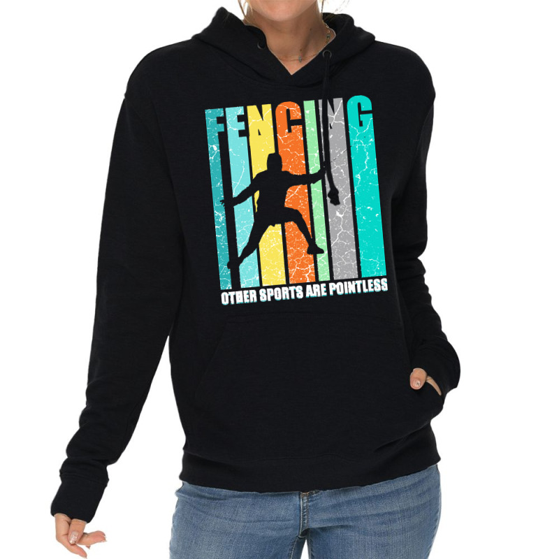 Fencing T  Shirt Funny Fencing T  Shirt Lightweight Hoodie | Artistshot