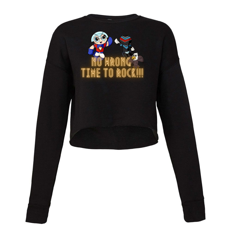 Superhero Peacemaker No_wrong_time_to_rockperfect Designs For Men & Wo Cropped Sweater | Artistshot