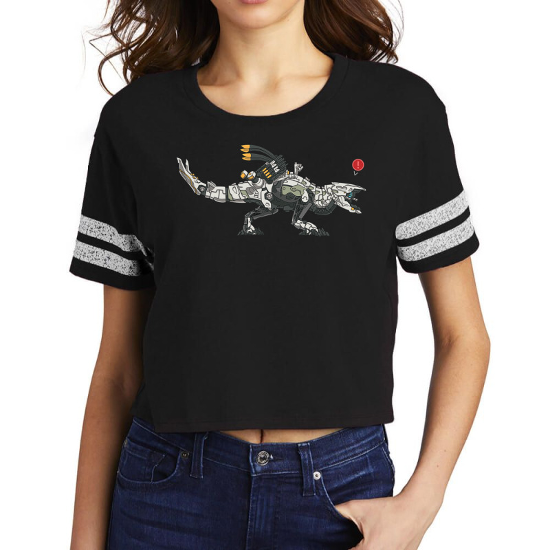 Horizon Zero Thunderjaw Scorecard Crop Tee by CathyCooney | Artistshot