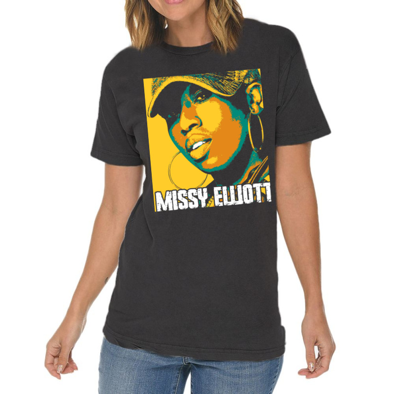 Missy Elliott Misdemeanor Melissa Arnette Elliott An American Rapper S Vintage T-shirt | Artistshot