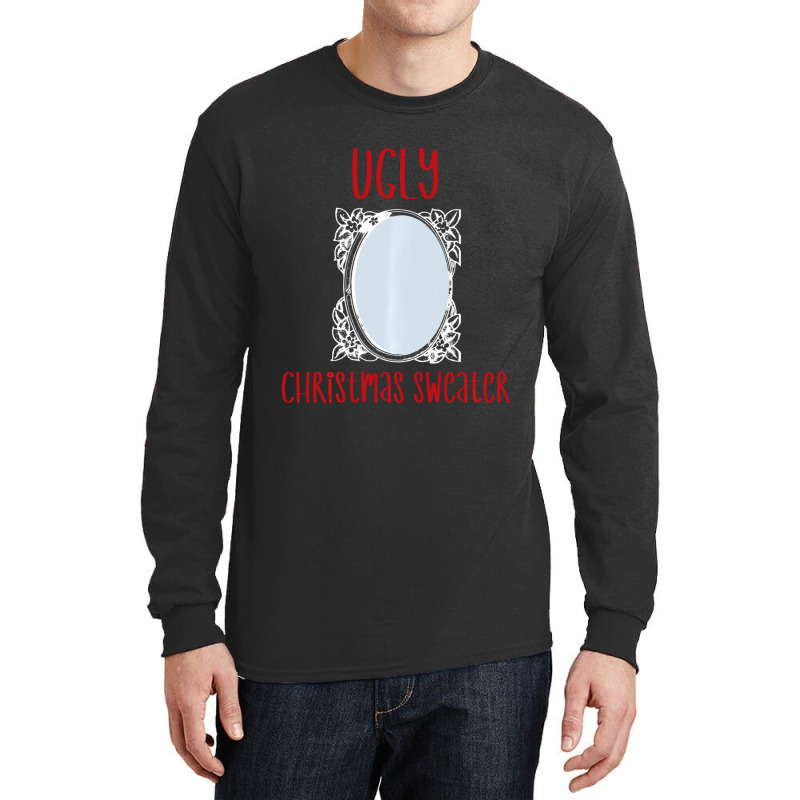 Limited Edition Ugly Christmas Sweater With Mirror Long Sleeve Shirts by Crews Micki | Artistshot