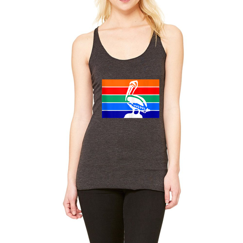 St. Petersburg Florida Pelican Flag Local Heritage Pride Tank Top Racerback Tank by been | Artistshot