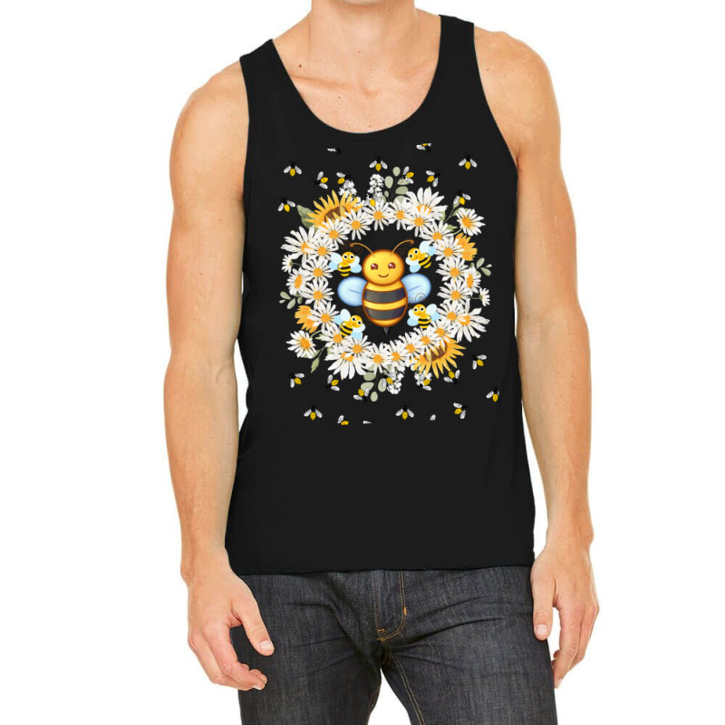 Bee And Flowers Tank Top | Artistshot