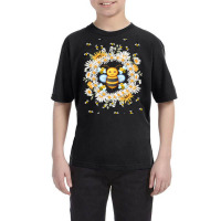 Bee And Flowers Youth Tee | Artistshot