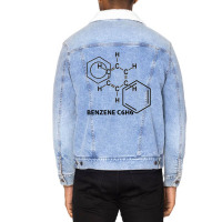 Benzen Ring Design Unisex Sherpa-lined Denim Jacket | Artistshot