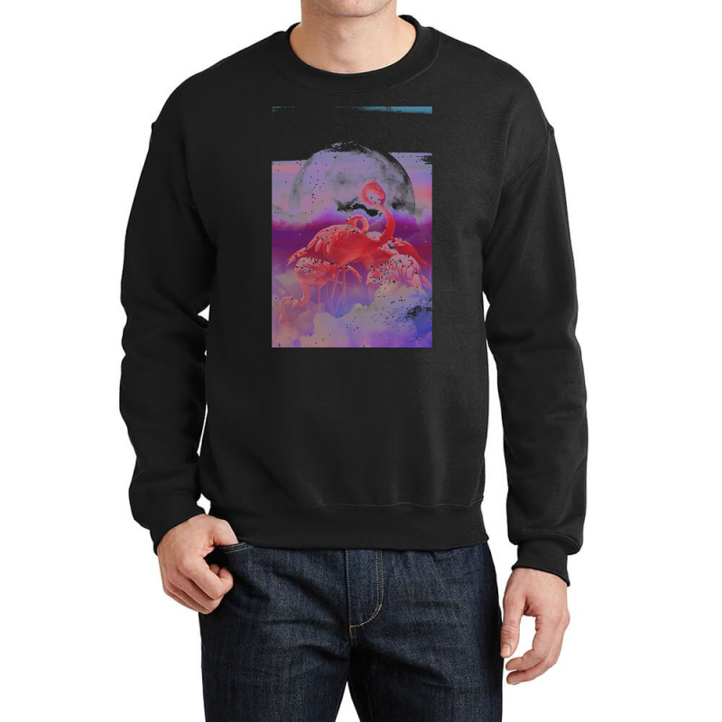 Flamingo T  Shirt A Dream About Flamingos T  Shirt Crewneck Sweatshirt | Artistshot