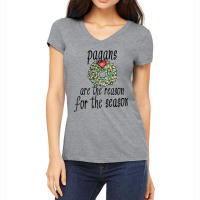 Pagans Are The Reason For The Season Raglan Baseball Tee Women's V-neck T-shirt | Artistshot