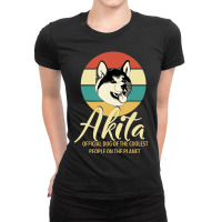 Trending Proud Akita Owner Akita Puppy Lover, Akita Birthday G Ladies Fitted T-shirt | Artistshot