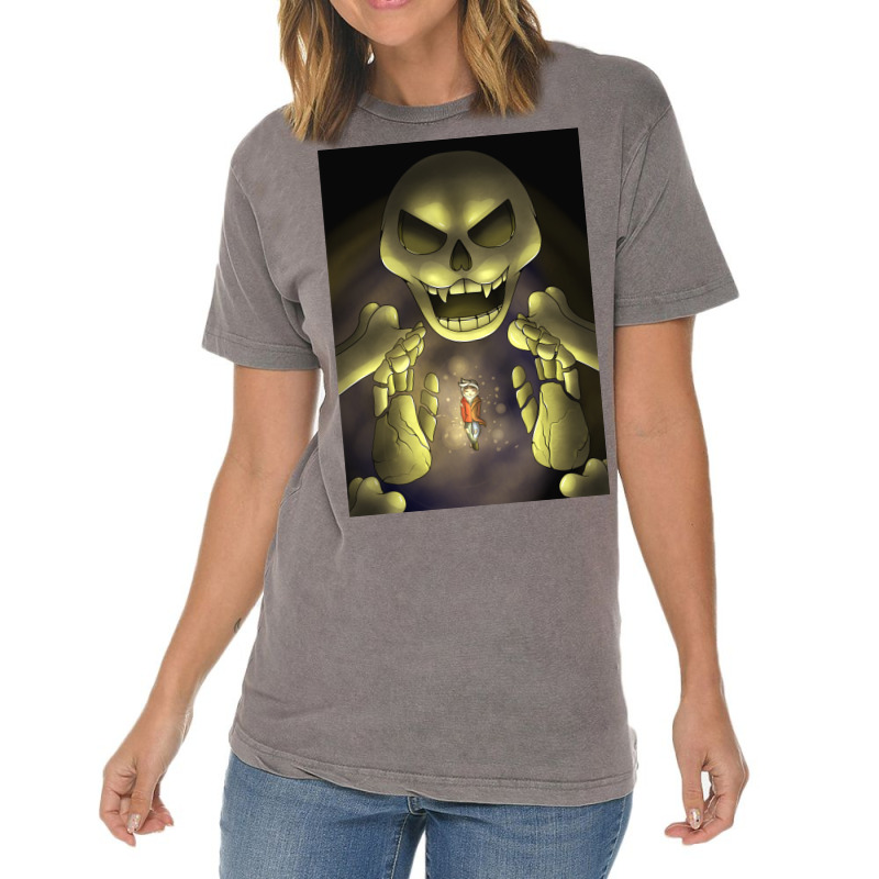 Skeleton  Terrarias Vintage T-Shirt by megannukunug | Artistshot