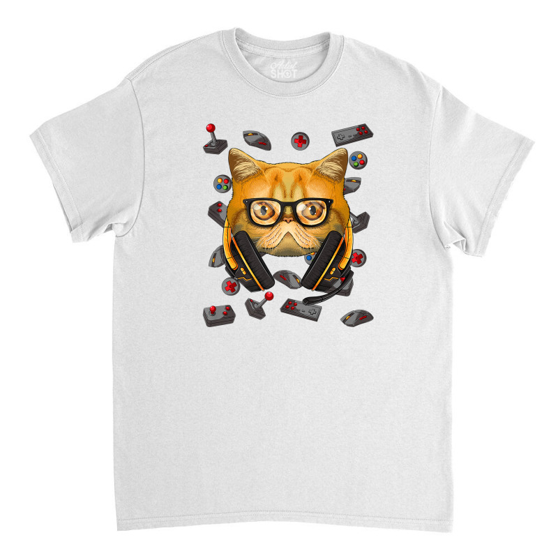 Gamer Exotic Shorthair Gaming Video Game Player Boys Kids Classic T-shirt by idreezaldawex | Artistshot