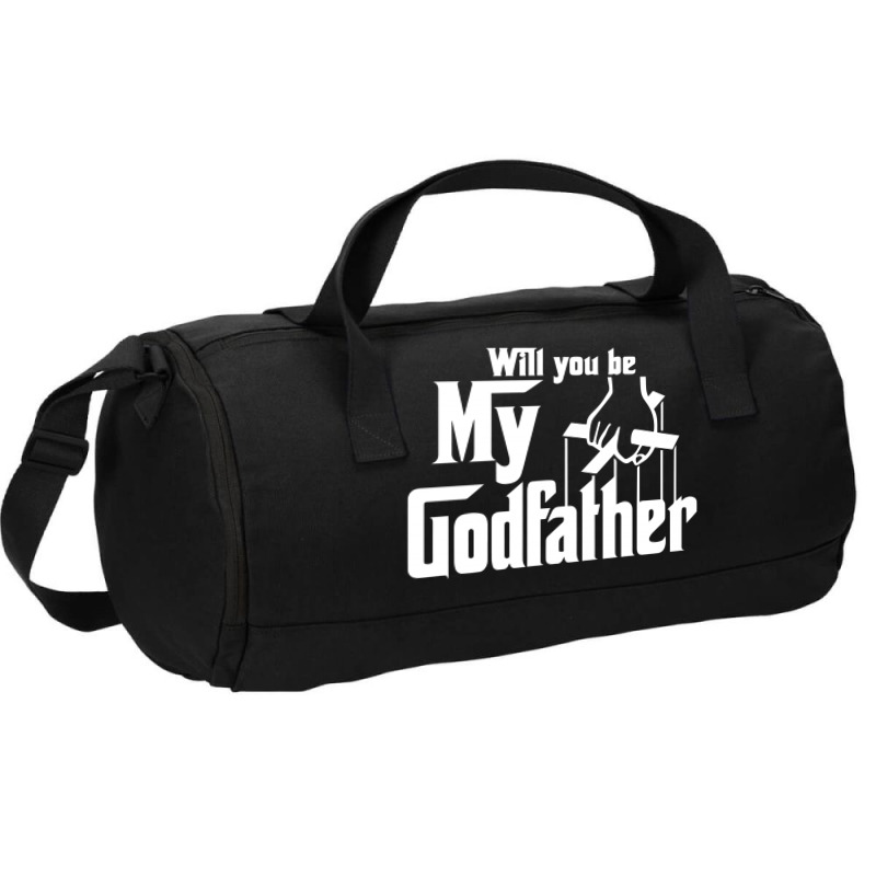 Will You Be My Godfather Duffel Bag | Artistshot