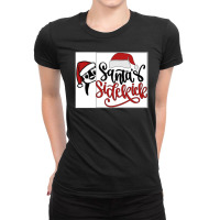 Santa Sidekick 1 Ladies Fitted T-shirt | Artistshot