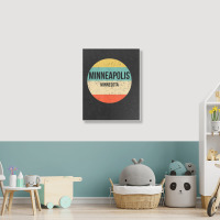 Limited Edition Minneapolis Minnesota Minneapolis Portrait Canvas Print | Artistshot