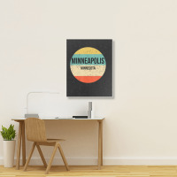 Limited Edition Minneapolis Minnesota Minneapolis Portrait Canvas Print | Artistshot