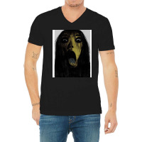 Scream V-neck Tee | Artistshot