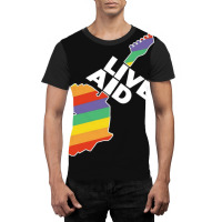 Live Aid Graphic T-shirt | Artistshot