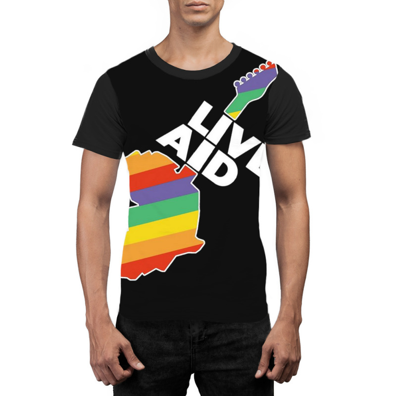 Live Aid Graphic T-shirt by AcostaLopezJuan | Artistshot