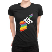 Live Aid Ladies Fitted T-shirt | Artistshot