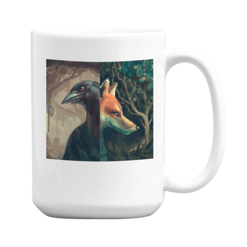 The Fox And The Crow 1 15 Oz Coffee Mug | Artistshot