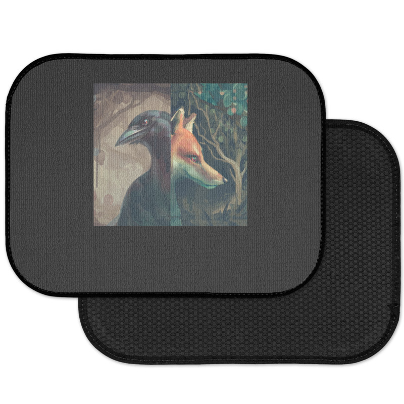 The Fox And The Crow 1 Rear Car Mat | Artistshot