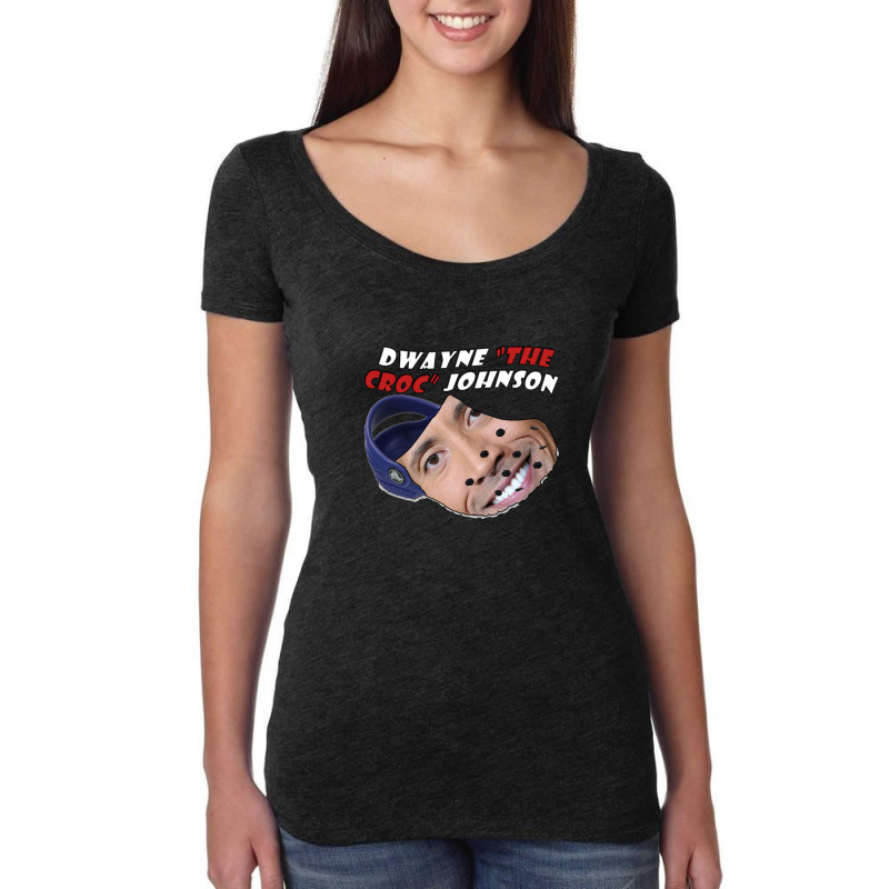 Dwayne The Croc Johnson Rebel's Red Women's Triblend Scoop T-shirt by StefanyIveson | Artistshot