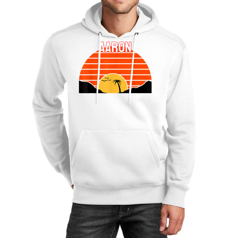 Aaron Palm Tree Sunset Retro Vintage Sand Dunes T Shirt Unisex Hoodie | Artistshot