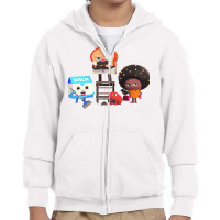 Barber Bread Youth Zipper Hoodie | Artistshot