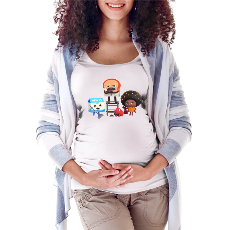 Barber Bread Maternity Scoop Neck T-shirt by QueenTay | Artistshot