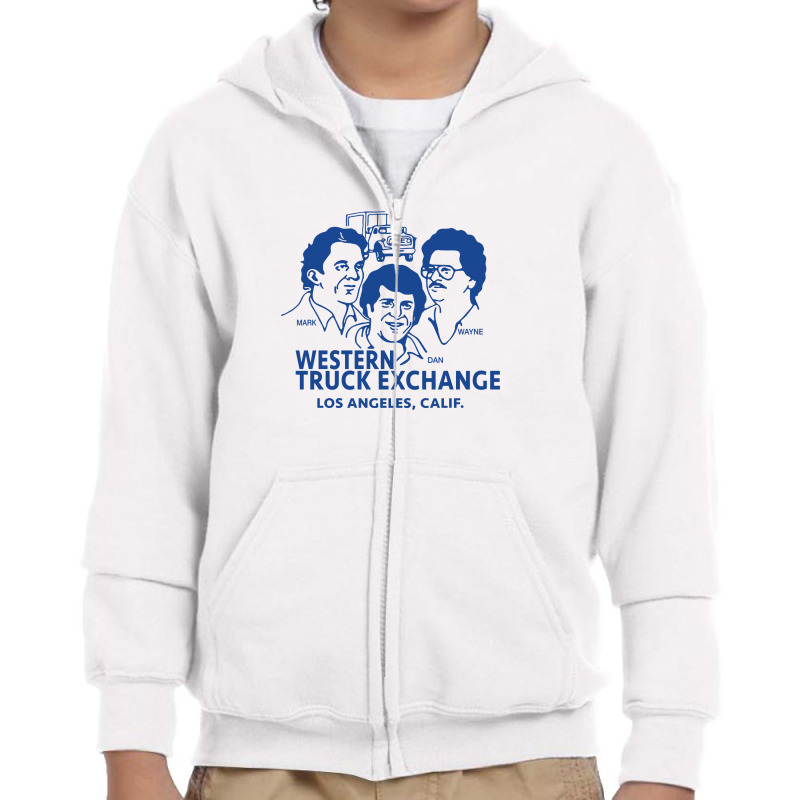 Western Truck Exchange Youth Zipper Hoodie by mahendra ajis | Artistshot