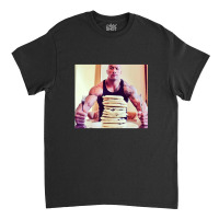 Dwayne The Rock Johnson Eating Blueberry Pancakes2 Classic T-shirt | Artistshot