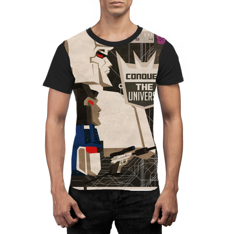 Vintage Robot Graphic T-shirt | Artistshot