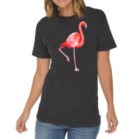 Flamingo T  Shirt Watercolor Exotic Flamingo 04 T  Shirt Vintage T-shirt | Artistshot